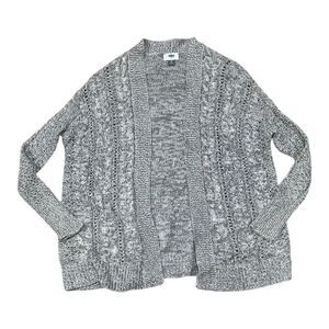 Old Navy Gray Knit Open Front Cardigan Sweater XS